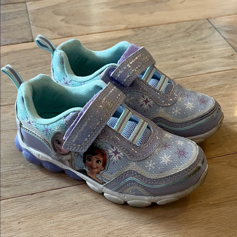 Disney Frozen Kids Sneakers - Purple and Blue